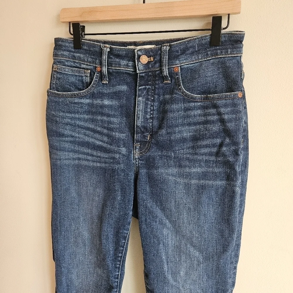 Madewell Medium Wash Curvy High-Rise Skinny Jeans